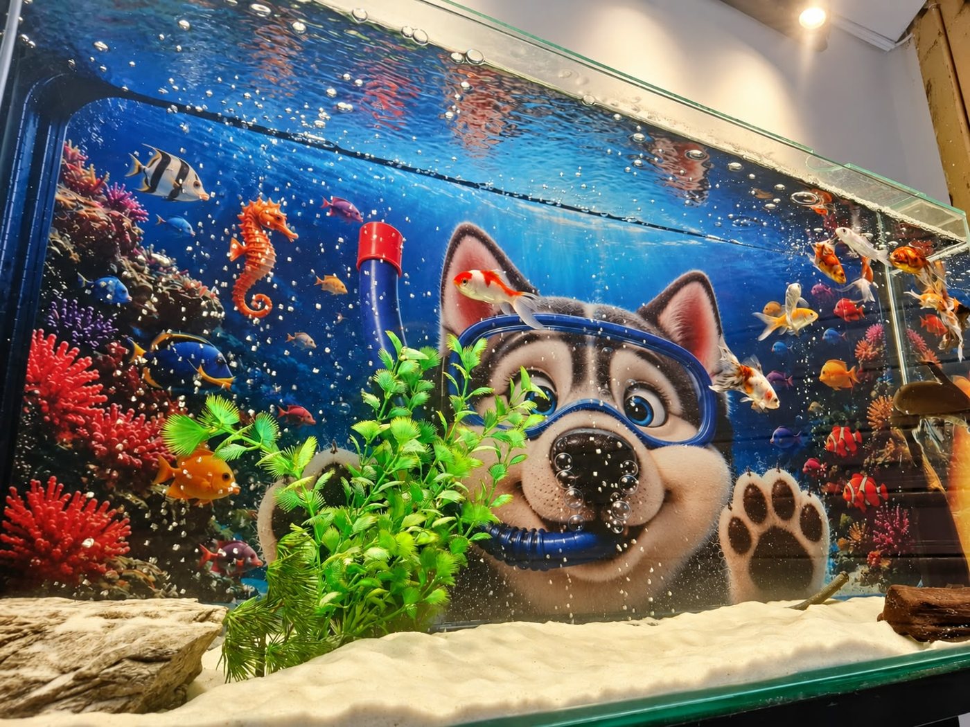 Aquários e peixes disponíveis na Point Pet